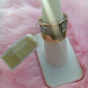 Michael Kors Gold & Diamond Ring